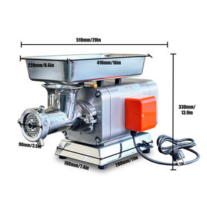 Hachoir à viande électrique en acier inoxydable de qualité alimentaire, résistant à la rouille, facile à nettoyer, pour la préparation de viande hachée - Product Image 2