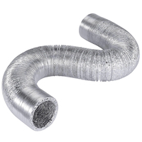 Tuyau flexible en aluminium pour conduits de climatisation, pour applications d'évacuation, de ventilation et de refroidissement des climatiseurs