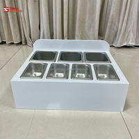 Plateau de service suspendu pour cannoli, portable, pour événements, banquets, mariages, traiteur, avec sangle d'épaule, pour desserts