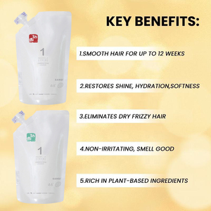 Crème lissante <span class=keywords><strong>permanente</strong></span> pour cheveux, <span class=keywords><strong>prix</strong></span> d'usine, pour femmes d'Europe, d'Amérique et d'Asie, 400 ml * 2 - Product Image 2