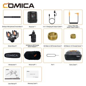COMICA VM40 Lite Micrófono Inalámbrico Supercardioide, Grabación Flotante de 48kHz/32-bit, Cancelación de Ruido, Compatible - Product Image 4