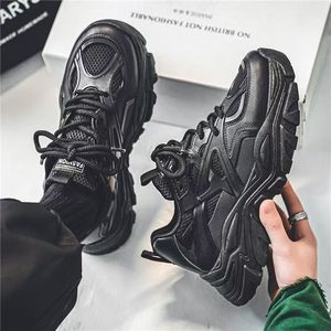 Chaussures de sport décontractées pour hommes, nouvelle collection été, respirantes, semelle épaisse, antidérapantes, confortables, pour la course en extérieur, baskets blanches classiques pour étudiants - Product Image 6