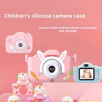 Nouvelle coque de protection en silicone anti-chute pour mini-caméra enfant 2.0, motif dessin animé transfrontalier