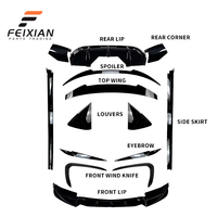 Nuevo Kit de Carrocería ABS para BMW X6 F16 M Sport 2015-2019, Alerón Delantero, Alerón Trasero, Difusor, Parachoques, Instalación con Pernos, 1 Año de Garantía FEIXIAN
