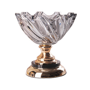 Plateau à fruits et collations de style européen minimaliste en verre cristal, idéal pour la table basse à la maison, avec compartiments pour fruits secs - Vente en gros - Product Image 5
