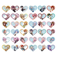 Lot de 40 boîtes en gros ZQTN Cartes Shining Cardsprites Série Rêve Étoilé Rencontre Enchantée Boîte Mystère de Cartes Transparentes en Forme de Cœur Jouets Tendance