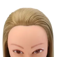 Redresser la tête de poupée pour la coiffure Kit de tête d'entraînement professionnel formation de coiffure tête de Mannequin style pour pratiquer des outils