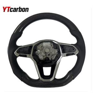 Volant forgé YTcarbon pour <span class=keywords><strong>Golf</strong></span> <span class=keywords><strong>8</strong></span> MK8 R-Line GTI <span class=keywords><strong>GTD</strong></span> GTE Arteon Tiguan Touareg POLO mise à niveau du volant - Product Image 2