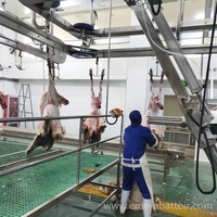 Extracteur Halal Chèvre Abattoir Équipement Mouton Épluchage Machine/Agneau Pneumatique De-Hider Mouton Enlèvement De La Peau Machines