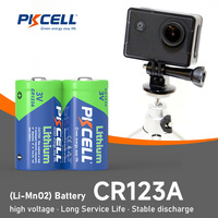 Batterie primaire au lithium haute performance CR123A 3.0V longue durée 1600mAh Cellule CR17335 pour système de caméra de sécurité sans fil