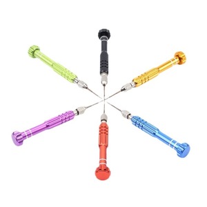 Bán buôn chính xác <span class=keywords><strong>5</strong></span>-in-1 Phillips Chrome kết thúc công nghiệp cấp Nhôm hợp kim Screwdriver Set CNC gia công cho điện thoại di động - Product Image 5