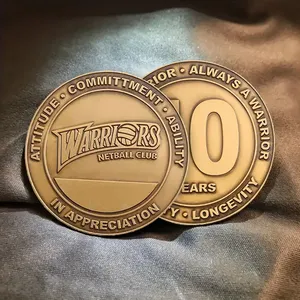 Preço de fábrica Matte Gold Solid Design Lembrança Personalizada Moeda De Metal Para Comemorar Coleção Challenge Coin