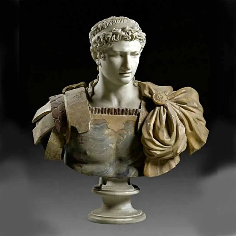 Großhandel individuelle Figur Mann-Bust-Statuen Naturstein Lebensgröße Marmor römischer Mann griechische Skulptur Bust zu verkaufen