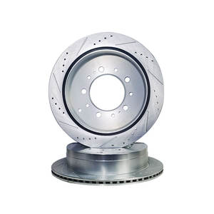 Rotores de disco de freno de eje delantero sólido para modelos de coche Toyota, Lexus, Honda, <span class=keywords><strong>CRV</strong></span>, Hyundai, 424310C010, 424310C011, 2017 - Product Image 4