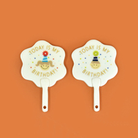 Mignon garçons filles carte d'anniversaire résine flatback cabochon pour bricolage scrapbooking maison de poupée miniature épingle à cheveux coque de téléphone décoration