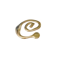 Hebilla de Metal para Trajes de Baño, Conector de Aleación de Zinc Dorado con Forma Irregular, para Accesorios de Ropa Interior, Venta al Por Mayor