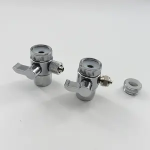 Diverter Valve สำหรับอะแดปเตอร์ก๊อกน้ำแบบเคาน์เตอร์ด้านบน1/4นิ้ว