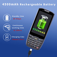 Android 13 4 + 64GB PDA Data Collector Terminal 1D 2D Barcode Scanner NFC 4500mAh 4.0inch Inventory Machine QCM2290 Google Wifi BT