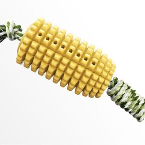 Classic Corn Shape Puppy Chew Toy Pet Molar Tooth Interactive <b>Toothbrush</b> Toy Rubber Indestructible <b>Dog</b> Toys - Product Image 5