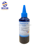 Botol 100ML tinta cetak sublimasi Premium cocok untuk Epson 4 warna tinta sublimasi Printer Inkjet
