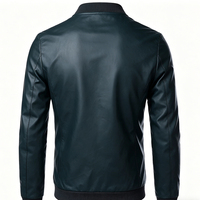 Nouvelle veste en cuir pour l'extérieur Printemps-Automne 2026, style motard coréen, coupe ajustée, col de haute qualité, manches longues, fermeture éclair