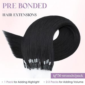 Extensions de <span class=keywords><strong>cheveux</strong></span> humains Remy naturels Elailite K Tip U Tip à kératine, fusion à chaud, pré-collées, trame simple, permanent, toutes couleurs, teintables - Product Image 5