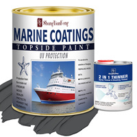 Peinture époxy spéciale anti-corrosion pour navires marins, résistante au soleil, pour structure en acier de coque, antirouille, résistante aux acides, revêtement liquide