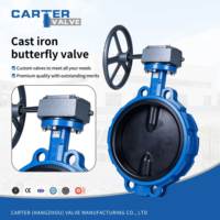 Vanne papillon en fonte ductile DI GGG50, type à brides, actionnée pneumatiquement par engrenages, joint souple EPDM, pour huile, eau, eaux usées, CVC, DIN PN16 150LB