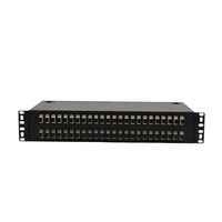 Panneau de brassage fibre optique 2U 48 cœurs SC multimode pour montage en rack ODF, cadre de distribution de fibres OM3 OM4