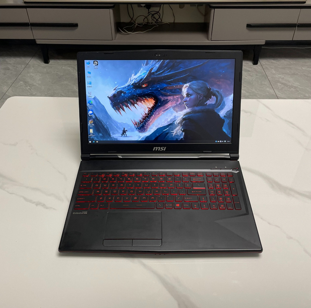 M-SI GL63 8th Gen Intel I7 8GB RAM 120G SSD 500G HDD GTX1060 6G 15.6" Win 11 144Hz RGB Backlit GDDR6 English Gaming Wi-Fi 6E