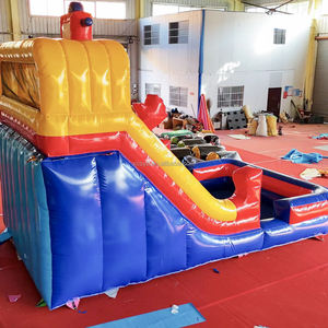 <span class=keywords><strong>Trampoline</strong></span> gonflable double coloré de grande taille pour l'extérieur en PVC commercial, toboggan sec, jeu de jungle, <span class=keywords><strong>accessoires</strong></span> pour adultes et enfants - Product Image 5