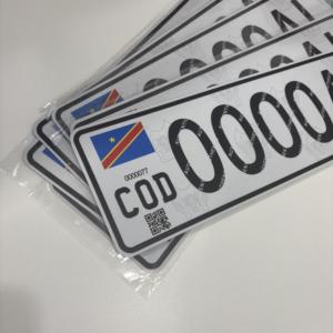 Placa <span class=keywords><strong>de</strong></span> Matrícula Reflectante Personalizada DRC, Muestra Gratuita, MOQ Bajo para Placas <span class=keywords><strong>de</strong></span> Matrícula Personalizadas del Gobierno - Product Image 3