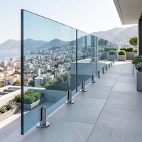 Panneau de verre trempé sablé et givré pour mur décoratif de hall d'hôtel, écran de séparation intérieur