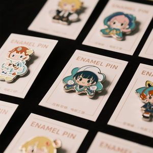 Alfileres esmaltados, fabricantes de recuerdos magnéticos, broche, imán, Metal, Anime, suave, duro, logotipo personalizado, alfileres de solapa esmaltados para traje de hombre - Product Image 2