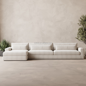 FERLY Divano Componibile a L in Microfibra Convertibile, <span class=keywords><strong>Arredamento</strong></span> Moderno per Interni, Set di Divani per Soggiorno - Product Image 1