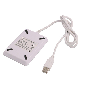 13.56MHz NFC <span class=keywords><strong>RFID</strong></span> Đầu đọc thẻ thông minh Máy tính để bàn màu đen USB máy tính bảng Đầu đọc thẻ loại chìa khóa - Product Image 2