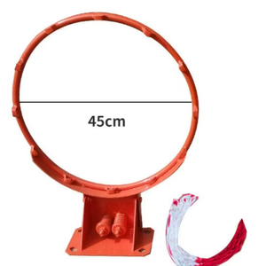 Aro <span class=keywords><strong>de</strong></span> Baloncesto para Exteriores, Montado en Pared, para Adultos, con Resorte Sólido, Soporte <span class=keywords><strong>de</strong></span> Baloncesto para Niños, para Uso en Canchas <span class=keywords><strong>de</strong></span> Baloncesto al Aire Libre - Product Image 6