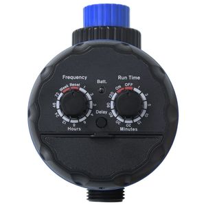 W2B VidaXL compatto regolabile ABS Timer acqua nero blu Display LCD per irrigazione manuale per giardino Patio uso esterno - Product Image 2