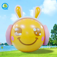 Ballon géant de dessin animé en PVC personnalisé de 3m, modèle de gaz publicitaire gonflable pour les activités promotionnelles, objets gonflables fabriqués sur mesure