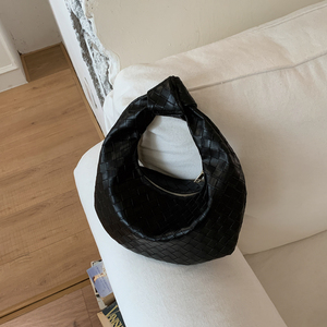 Borsa a Tracolla da Donna Fatta a Mano, Stile Hobo, con Cerniera e Fodera in PU, Modello Concord - Product Image 5