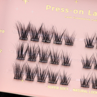 Bande de cils pré-encollée extensible, style Manga, résistante à l'eau, faite à la main, marque privée, vente en gros Europe, Royaume-Uni, France