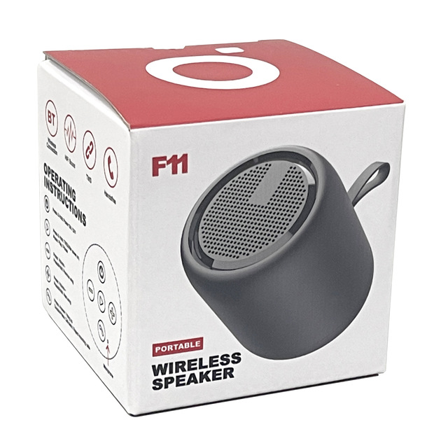 OEMF11 Mini Wireless TWS for Bluetooth Speaker RGB LED Lighting 5W Output Subwoofer Battery Factory Direct Small Batch Delivery