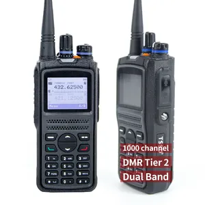 TSSD DM785 new product portable VHF UHF Dual Band Tier II Long Range mmdvm hotspot 5w poc dmr digital mobile radio walkie talkie