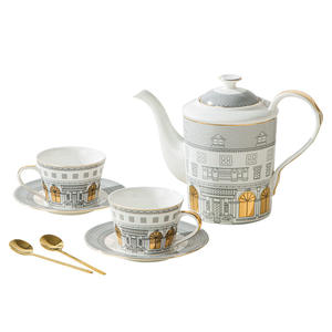 Meilleure vente tasse à café en porcelaine ensemble anglais nordique <span class=keywords><strong>royal</strong></span> de luxe en céramique café thé pour le thé de l'après-midi - Product Image 5