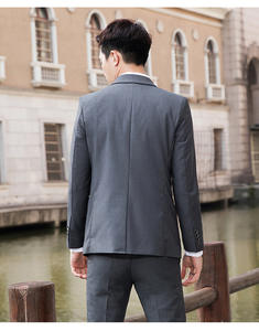 Nuevo Traje Formal de <span class=keywords><strong>Boda</strong></span> para <span class=keywords><strong>Hombre</strong></span>, Trajes de Tres Piezas para <span class=keywords><strong>Hombre</strong></span> (Chaqueta+Pantalón+Chaleco) Hechos a Medida, Trajes Negros - Product Image 3
