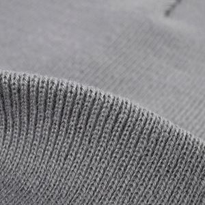 Chapeau en laine double couche épais et chaud pour l'automne et l'hiver, fabricant de bonnets, bonnet simple en tricot - Product Image 2