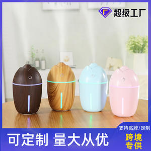 Wooden Mini Humidifier 0.5L USB Powered Desktop Air <b>Moisturizer</b> For Home Office Car Use - Product Image 5