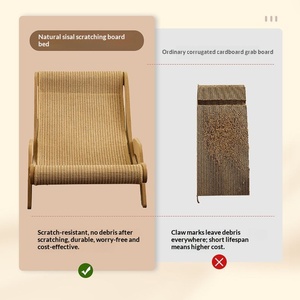 Sisal <strong>Cat</strong> <strong>Scratching</strong> <strong>Board</strong> &amp; Lounger Wear-Resistant Integrated Design Extra Large <strong>Cat</strong> Nest Famba Model - Product Image 4