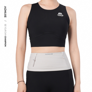 <span class=keywords><strong>AONIJIE</strong></span>-riñonera deportiva W8116 para hombre y mujer, Cangurera ultraligera con soporte para teléfono, personalizada, color negro - Product Image 6