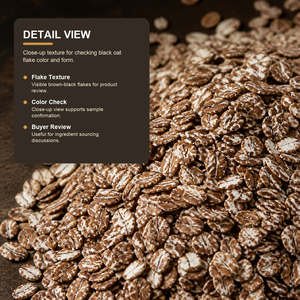 Fiocchi d'avena neri naturali di grano, <span class=keywords><strong>cereali</strong></span> integrali ad alto contenuto di fibre per colazione, yogurt e latte, all'ingrosso dalla Cina - Product Image 4